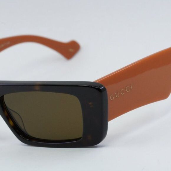 NEW GUCCI GG1331S 003 DARK HAVANA / BROWN SUNGLASSES - Picture 3 of 11